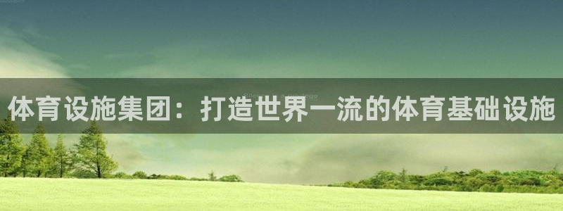 意昂体育3平台注册流程视频：体育设施集团：打造世界一