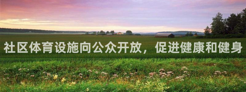 意昂体育3平台APP：社区体育设施向公众开放，促进健
