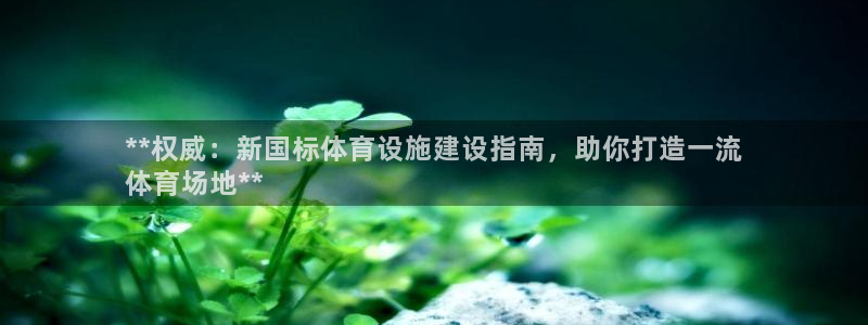 意昂体育3是干嘛的公司：**权威：新国标体育设施建设