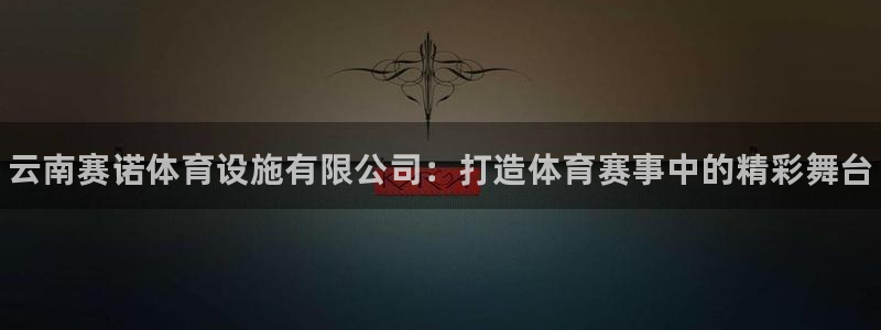 意昂3代理：云南赛诺体育设施有限公司：打造体育赛事中的精彩舞